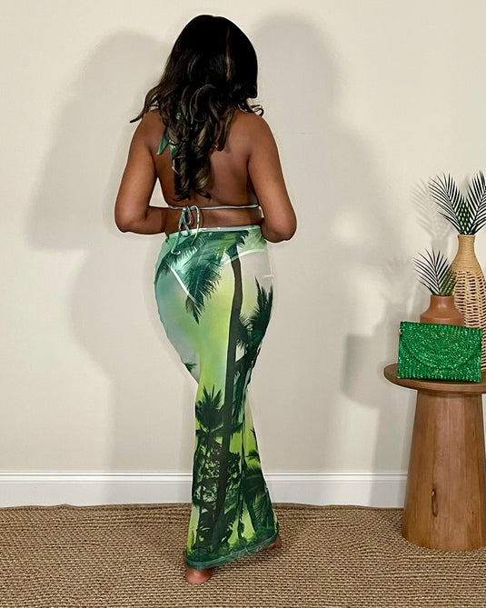 Maui Mama Bikini Skirt Set