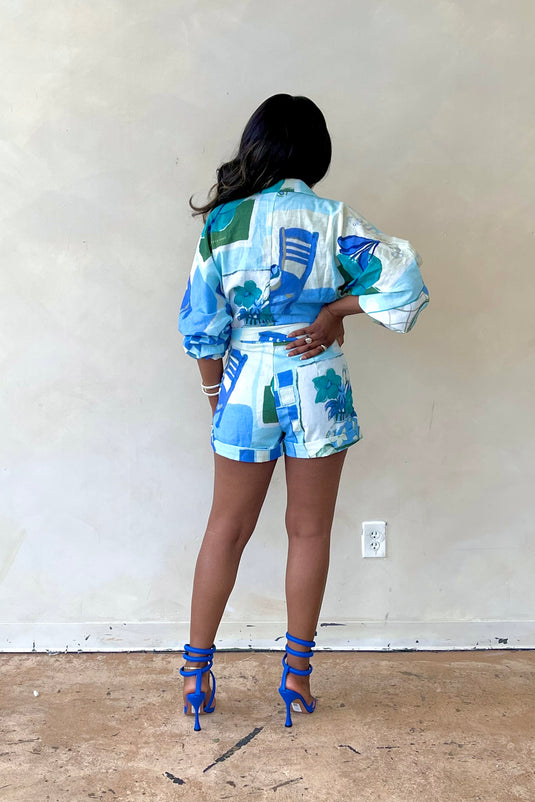 Santorini Tie Romper