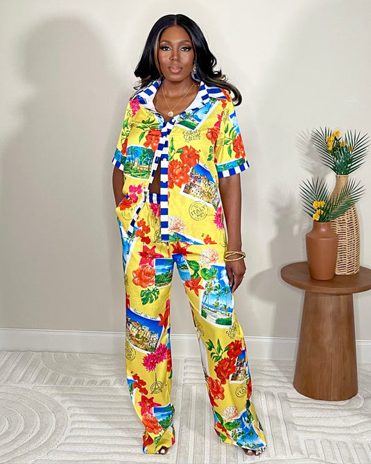 Vitamin Sea Tropical Pant Set